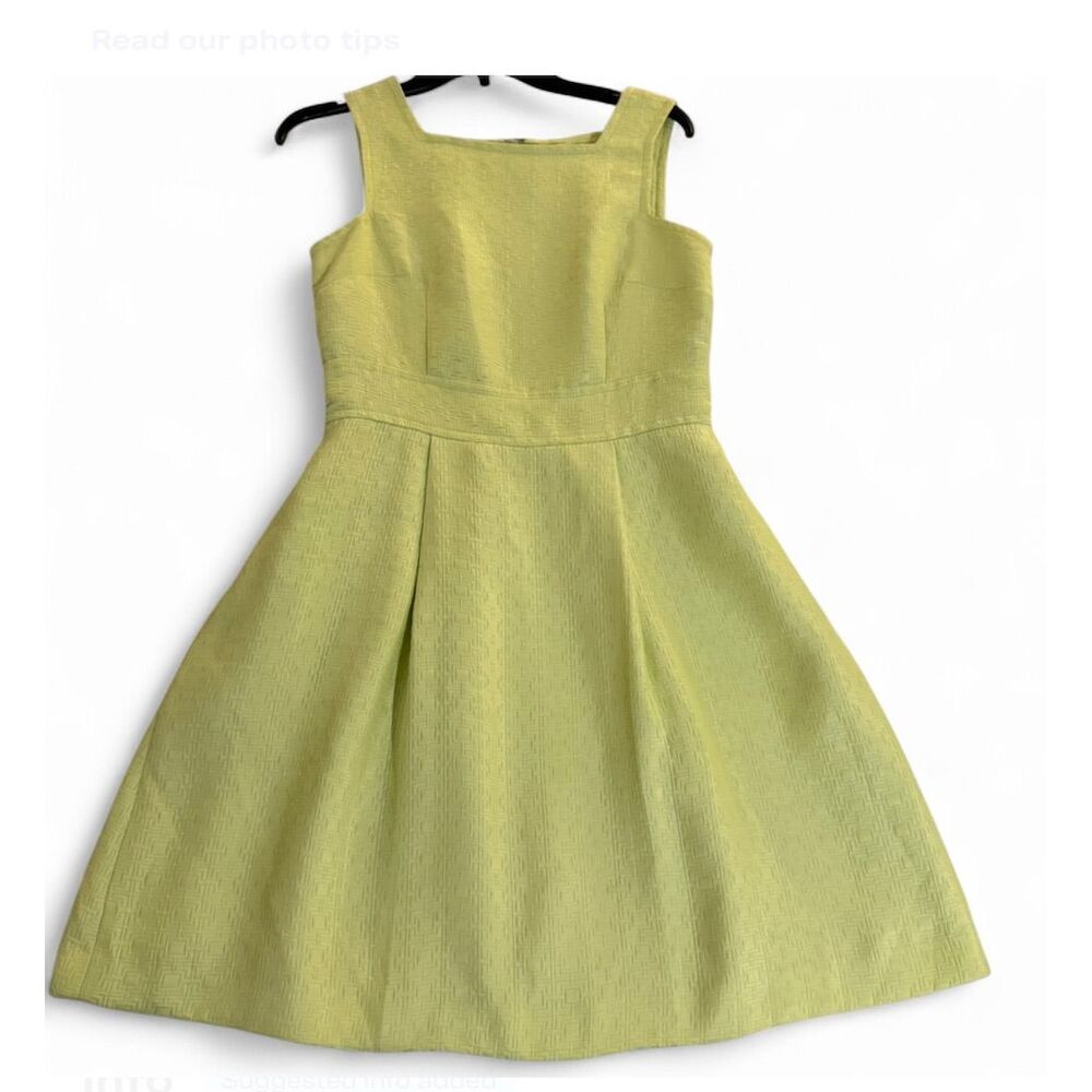 MiXT by Heidi Weisel Women's Green Sleeveless A-Line Dress Size 6